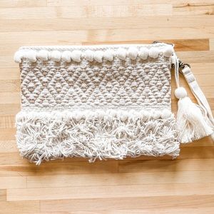 [L💖L] The MARIAH (Metallic) Boho Zippered Clutch